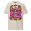 Never Underestimate Grandma - Unisex classic tee — Natural — front view