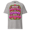 Never Underestimate Grandma - Unisex classic tee — Sport Grey — front view