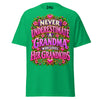 Never Underestimate Grandma - Unisex classic tee — Irish Green — front view